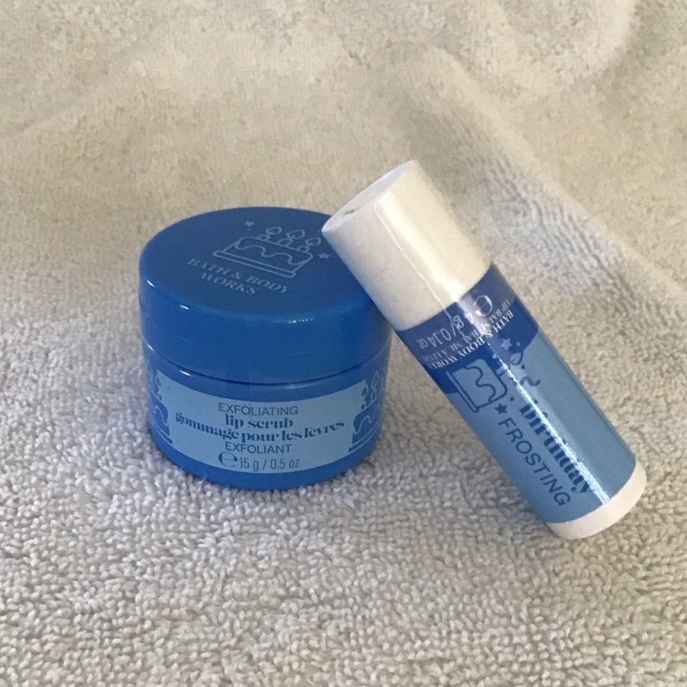 Bath & Body Works Birthday Frosting Lip scrub & balm
